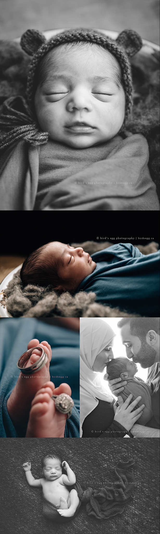 Newborn Baby Mohamad Bird's Egg Photography